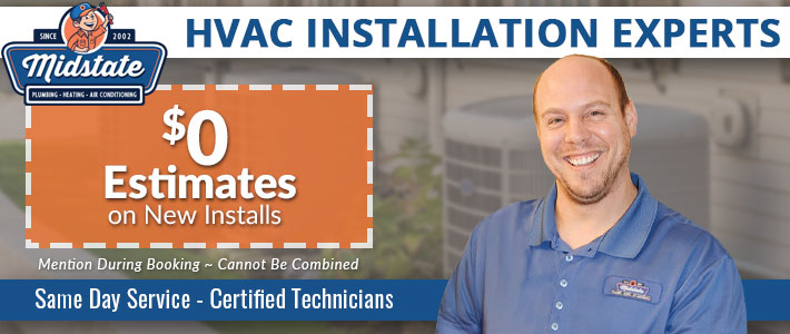 woodbury HVAC Install Midstate Plumbing, Heating & Air Conditioning